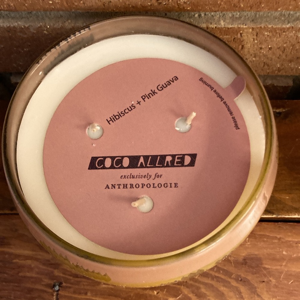 Anthropologie Coco Allred Decorative Glass Candle NWT - Picture 9 of 10
